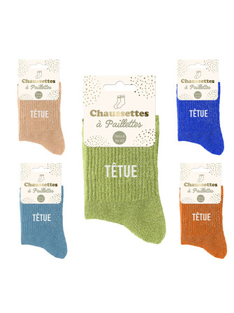 Chaussettes message