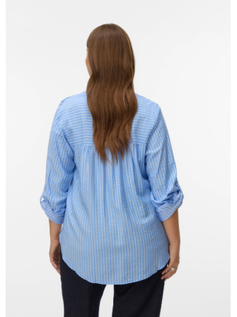 Blouse Col V rayée