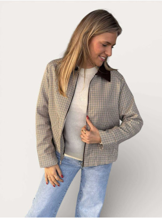 Veste à carreaux