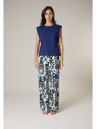 T-shirt uni sans manches