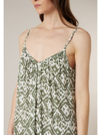 Robe longue imprimée