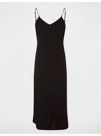 Robe longue à fines bretelles