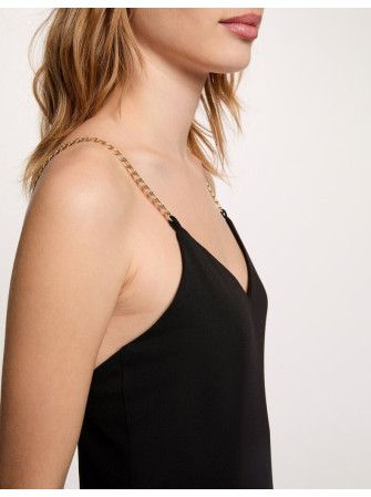 Robe longue à fines bretelles