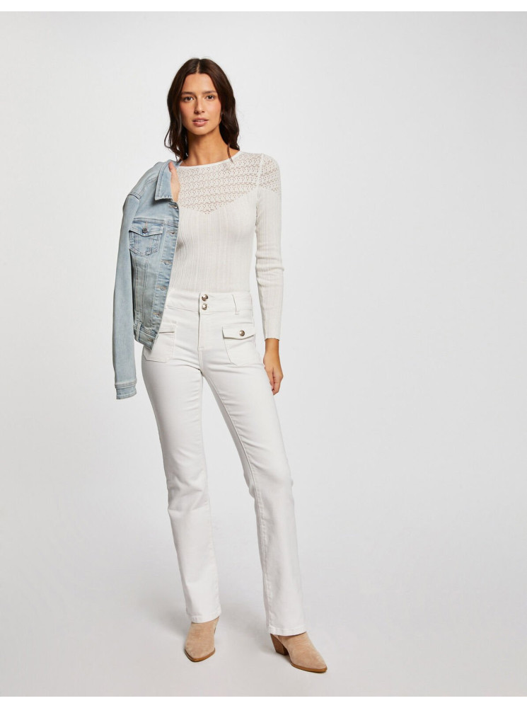 Jean Bootcut Taille Haute