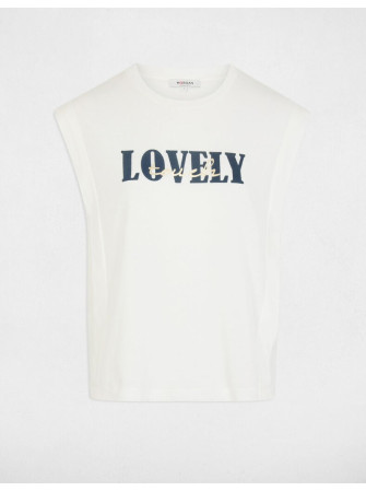 T-Shirt sans manches "lovely touch"