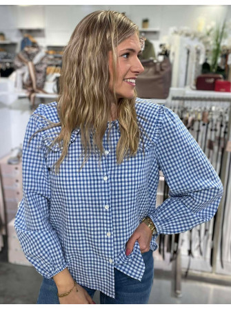Chemise à carreaux à...