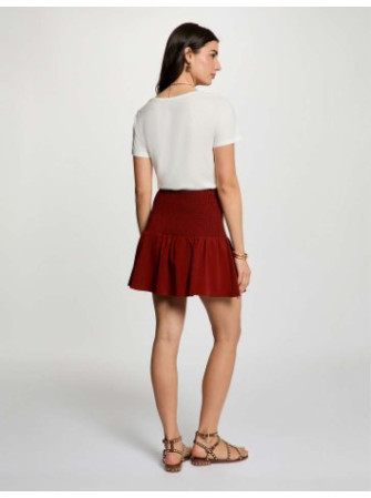 T-shirt col V à manches courtes