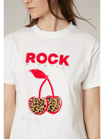 T-shirt "ROCK'N CHERRY"