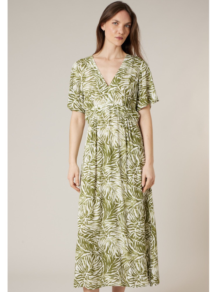 Robe longue imprimée