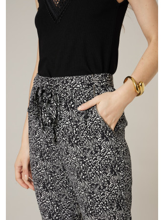 Pantalon fluide imprimé