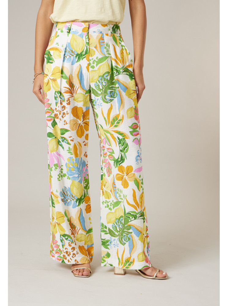 Pantalon fluide imprimé