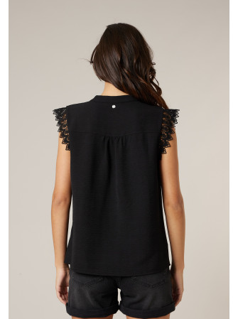 Blouse sans manches en col V