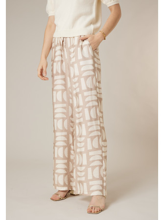 Pantalon fluide imprimé