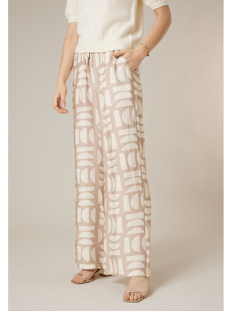 Pantalon fluide imprimé