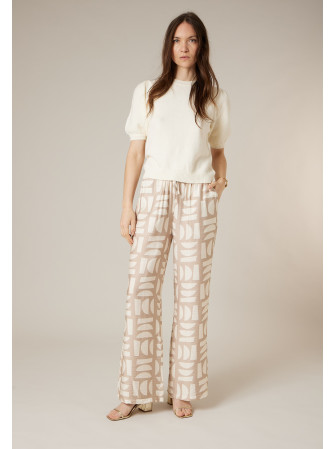 Pantalon fluide imprimé