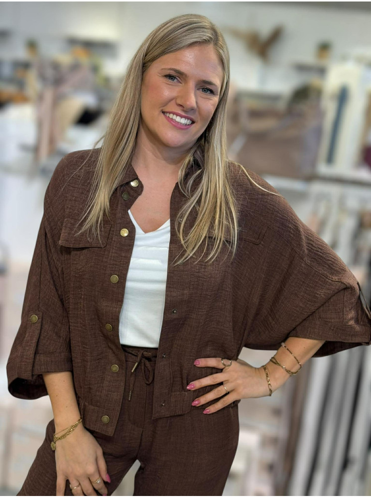 Chemise courte à manches courte