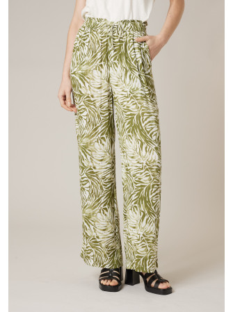 Pantalon fluide imprimé