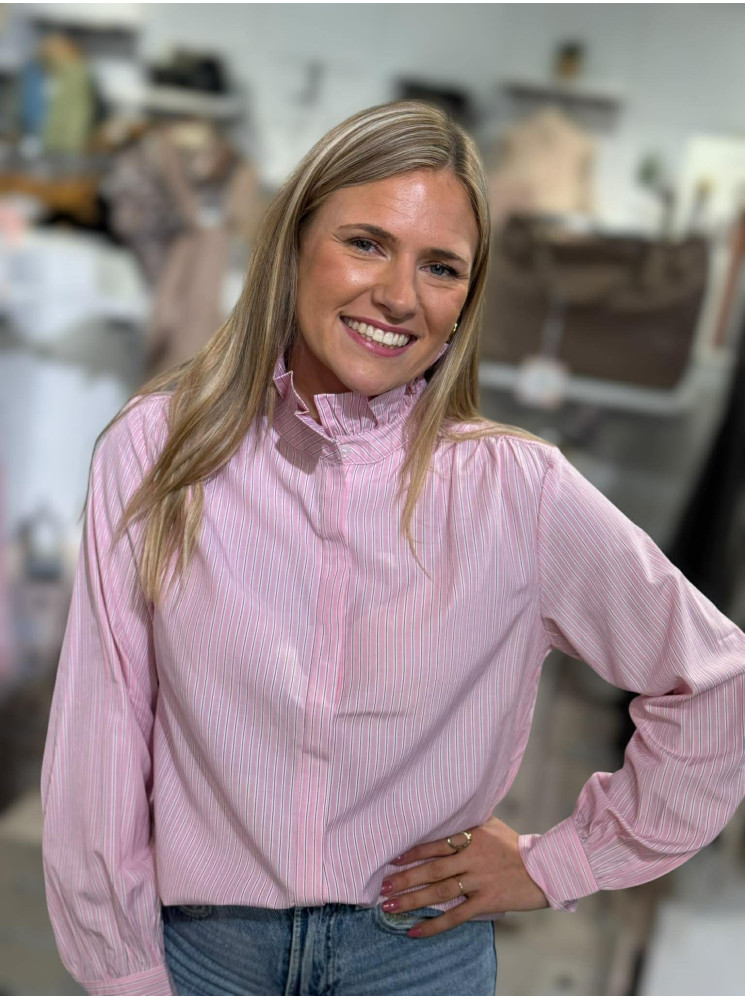 Chemise rayée manches longues