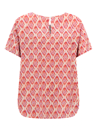 Blouse imprimpée à manches courtes