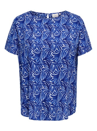 Blouse imprimpée à manches courtes