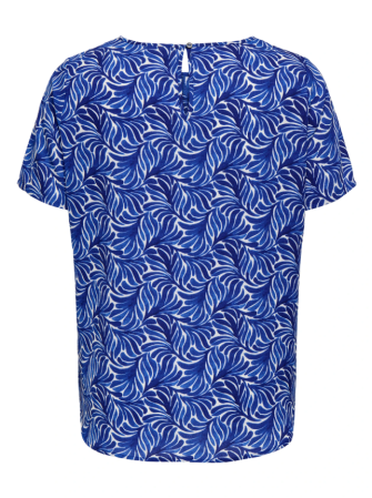 Blouse imprimpée à manches courtes