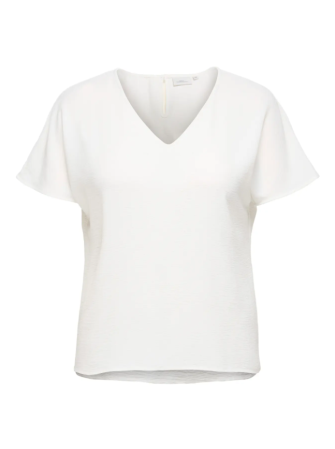 Blouse Manches Courtes à Col V