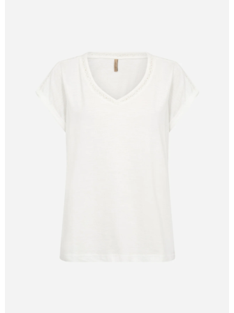 T-shirt col V à manches courtes