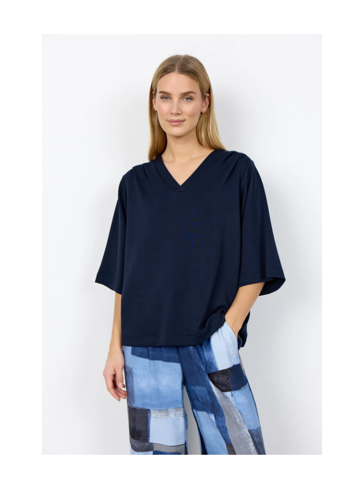 T-Shirt à manches courtes col V