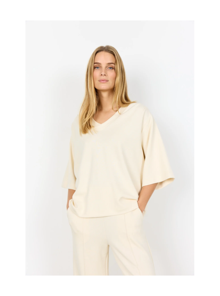 T-Shirt à manches courtes col V