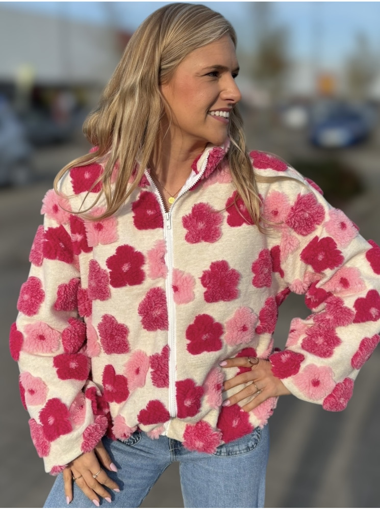 Veste fleurie