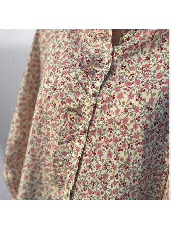 Chemise fleurie