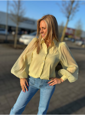 Chemise manches bouffantes