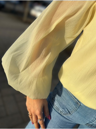 Chemise manches bouffantes