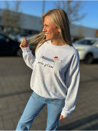 Sweat "Paris je t'aime"