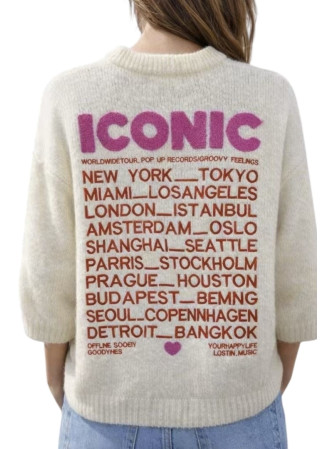 Pull "ICONIC" à manches courtes