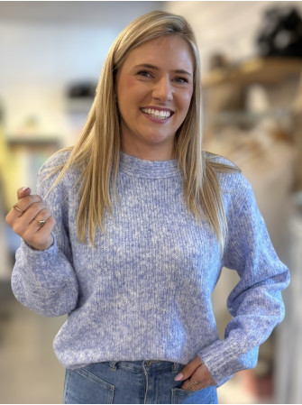 Pull dos en dentelle