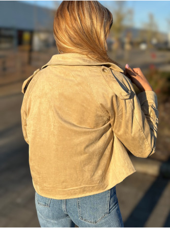 Veste suédine