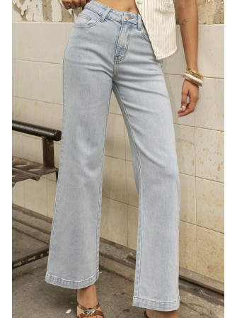 Jean coupe flare taille haute