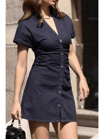 Robe chemise en jean