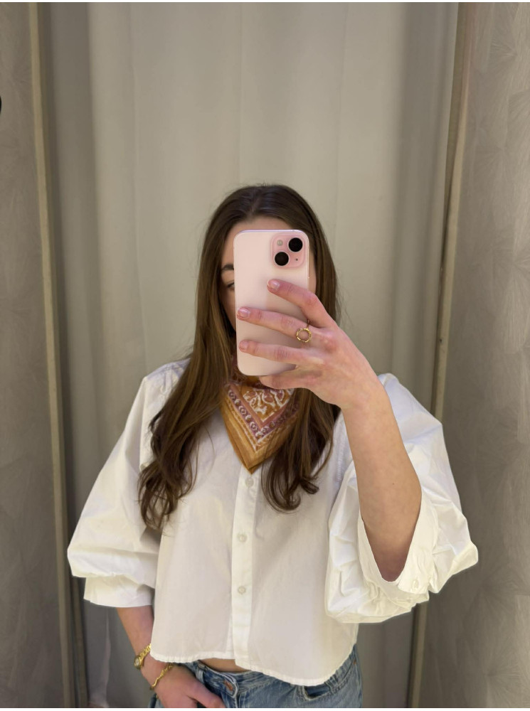 Chemise manches bouffantes