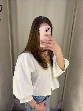 Chemise manches bouffantes