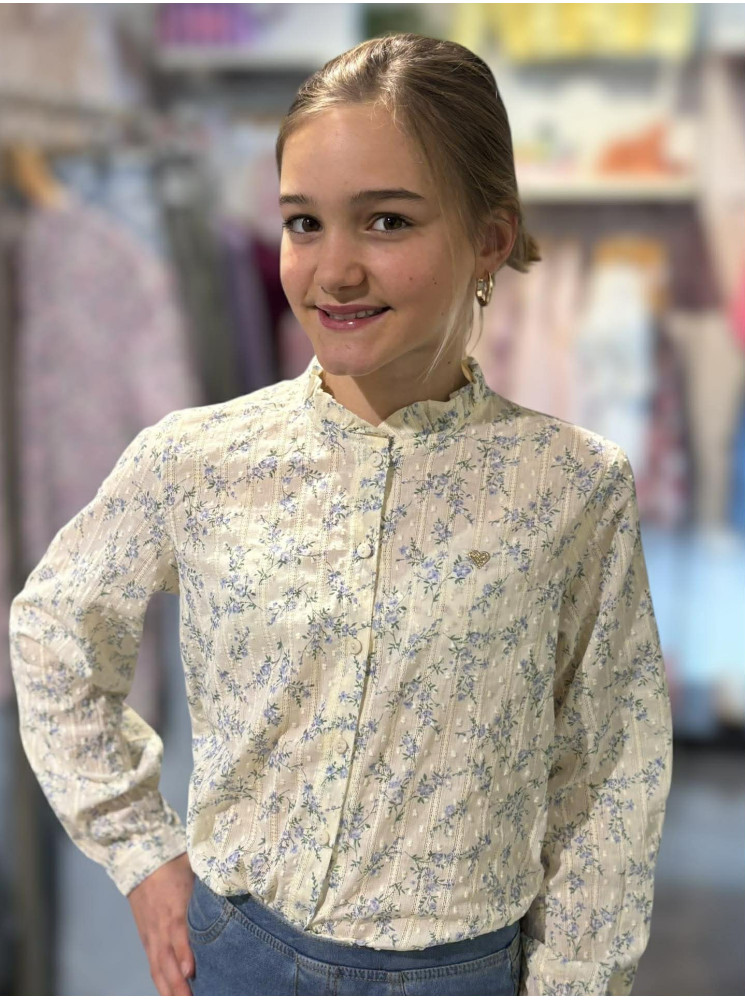 Chemise fleurie