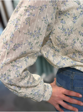 Chemise fleurie