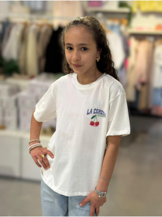 T-Shirt "CERISE" 10 à 16 ans