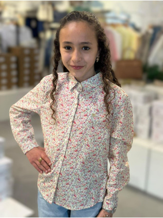 Chemise fleurie 10 à 16 ans