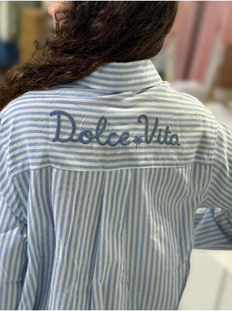 Chemise ligné manches longues 10 à 16 ans