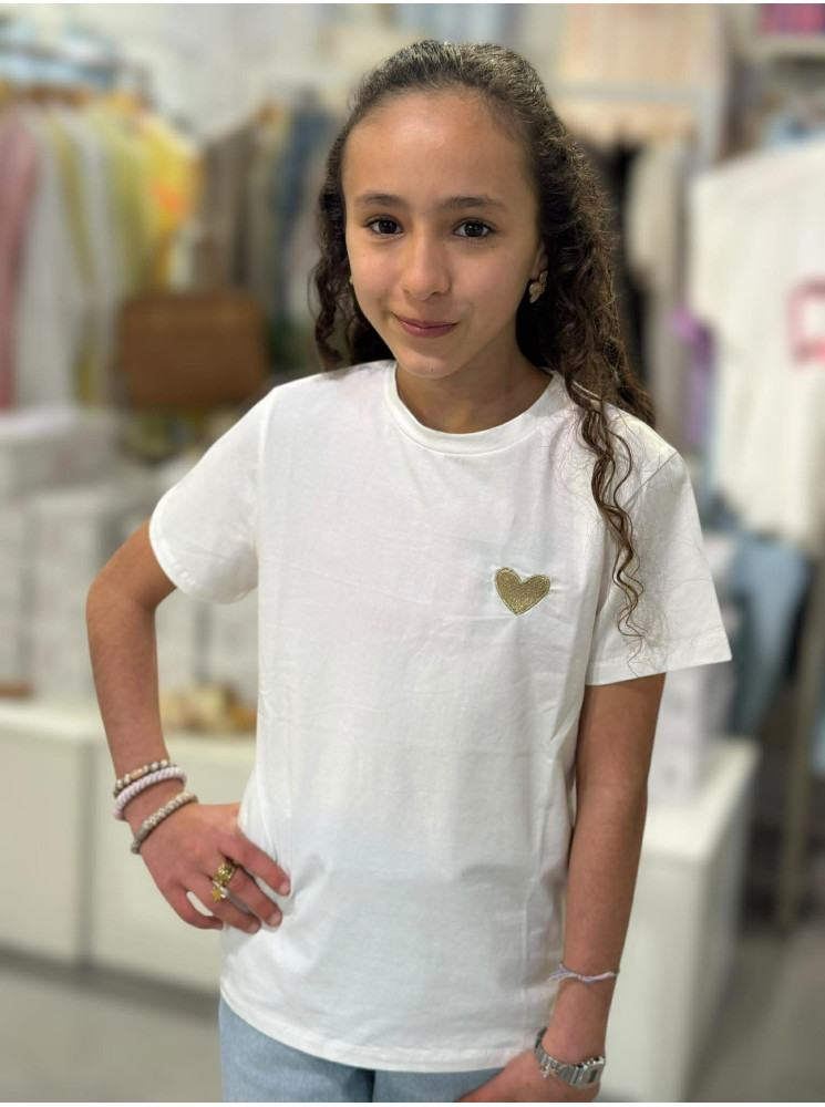 T-Shirt "COEUR" 10 à 16 ans