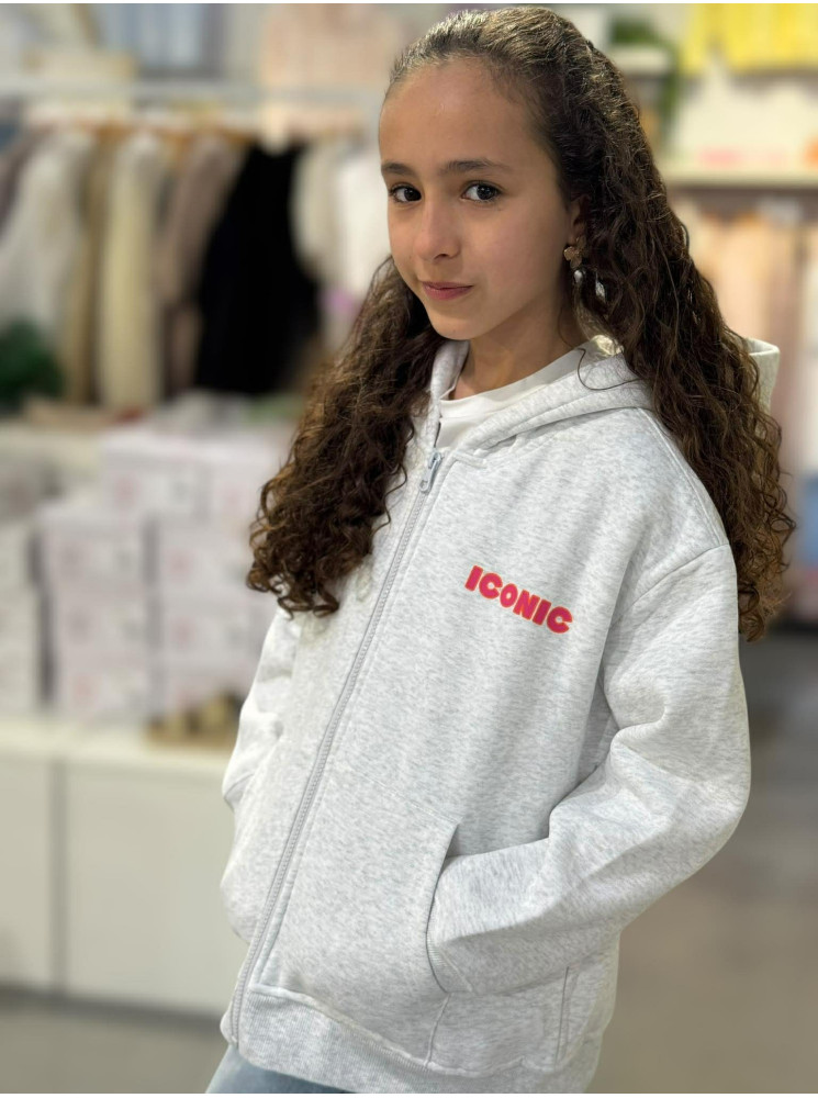 Gilet zippé "ICONIC" à capuche