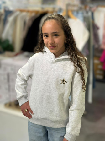 Sweat "ETOILE" capuche 10 à...