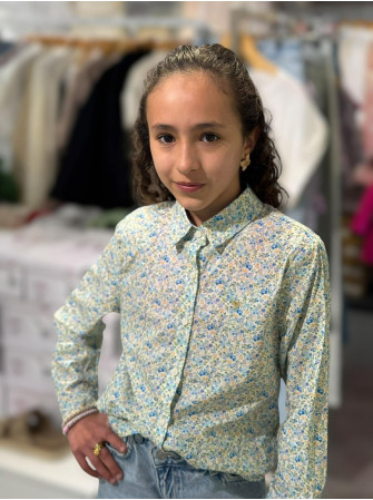Chemise fleurie 10 à 16 ans